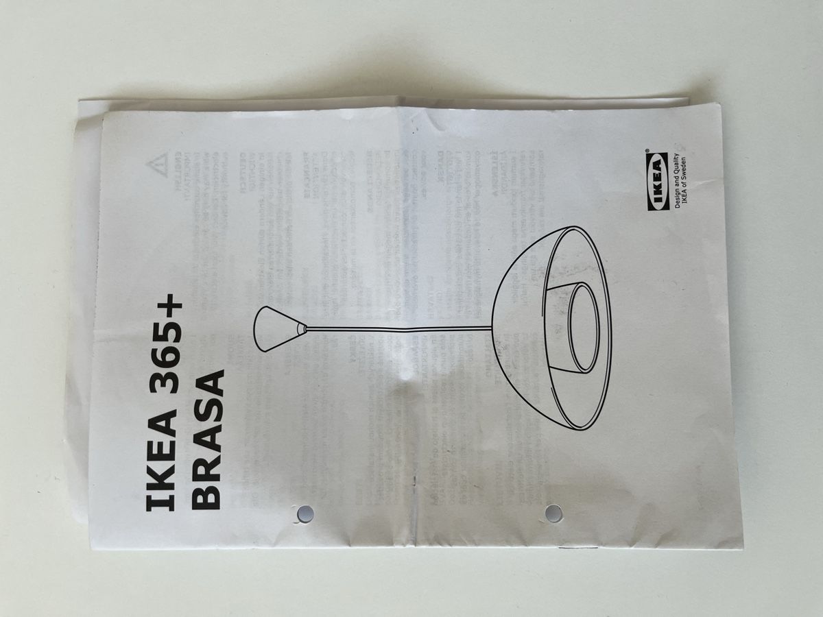 Ikea Lampadari & plafoniere: IKEA Brasa Decklampe in Rot – Usato da Köniz venduto da mil_p 3