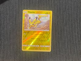 Pokemon Pikachu Reverse Holo Burning Shadows near Mint