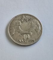 10 Piastres Libanon 1929 Silber