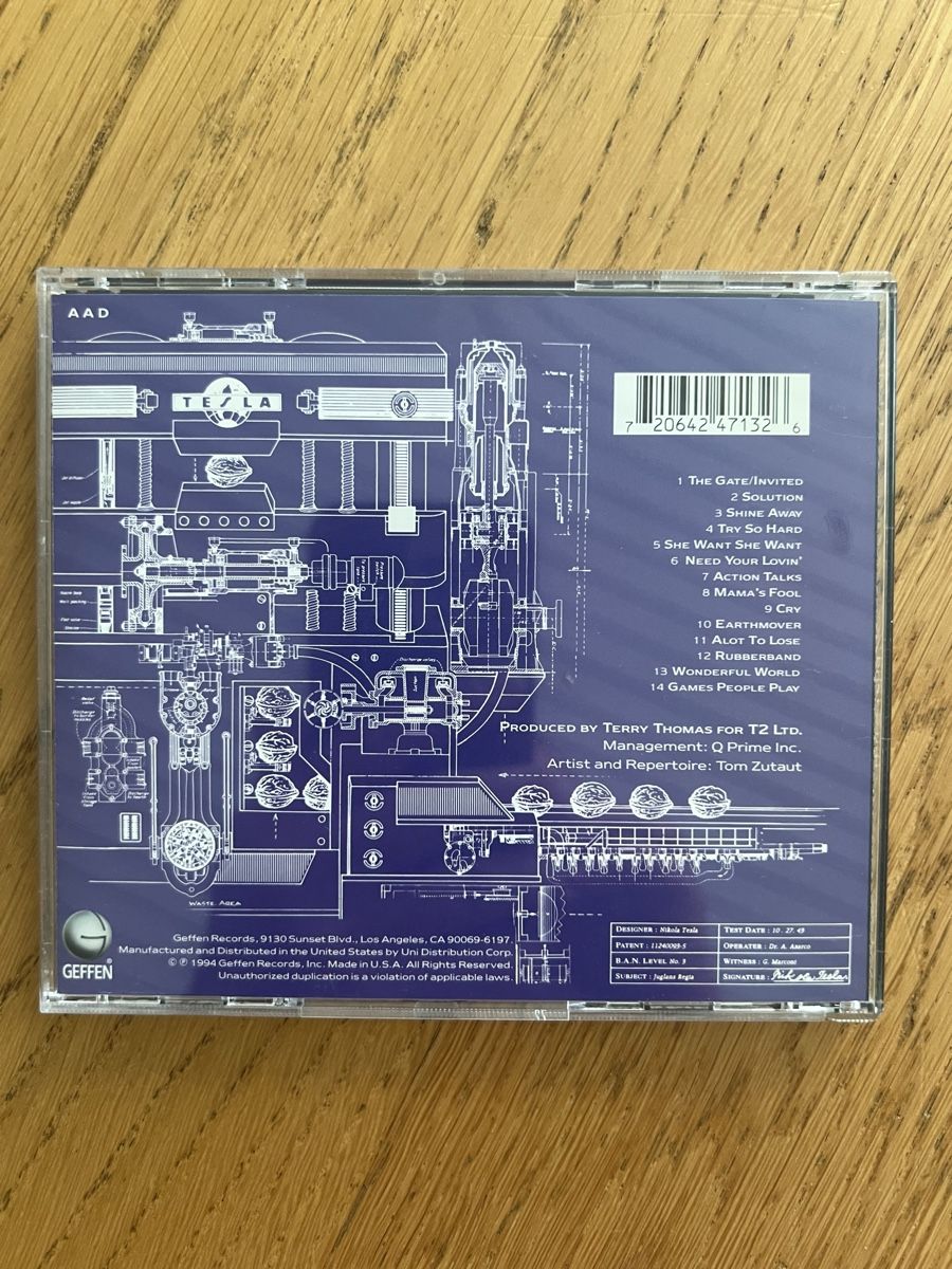 CDs: TESLA: Bust A Nut Hardrock CD (1994) – Gebraucht aus Hünenberg von Paddels 1