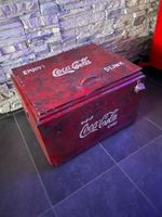 Vintage Coca-Cola Kühlbox, cooler Hingucker für Party!