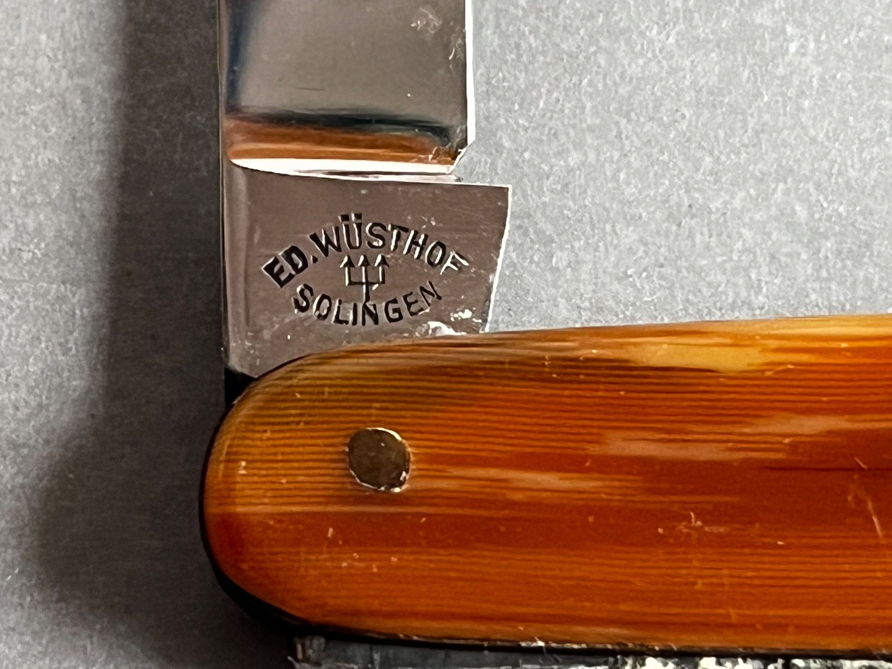 Solingen Coltelli tascabile: Altes Sackmesser Wüsthof/Solingen 93 mm – Usato da Zürich venduto da FV.vintage 2