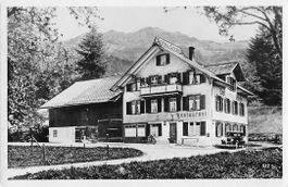 GRUSS aus BAUMA Kurhaus SCHINDLET 1943