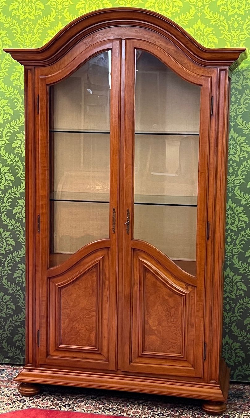 Vetrine: Biedermeier Vitrine Kirschbaum Barock Gründerzeit SELVA – Usato da Gemünden venduto da GEUENWALD 2