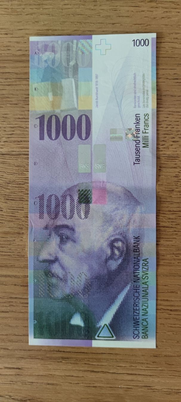 Billets de banque: 1000er Banknote Serie 8 – Neuf (Voir description) à Tegerfelden par fige03