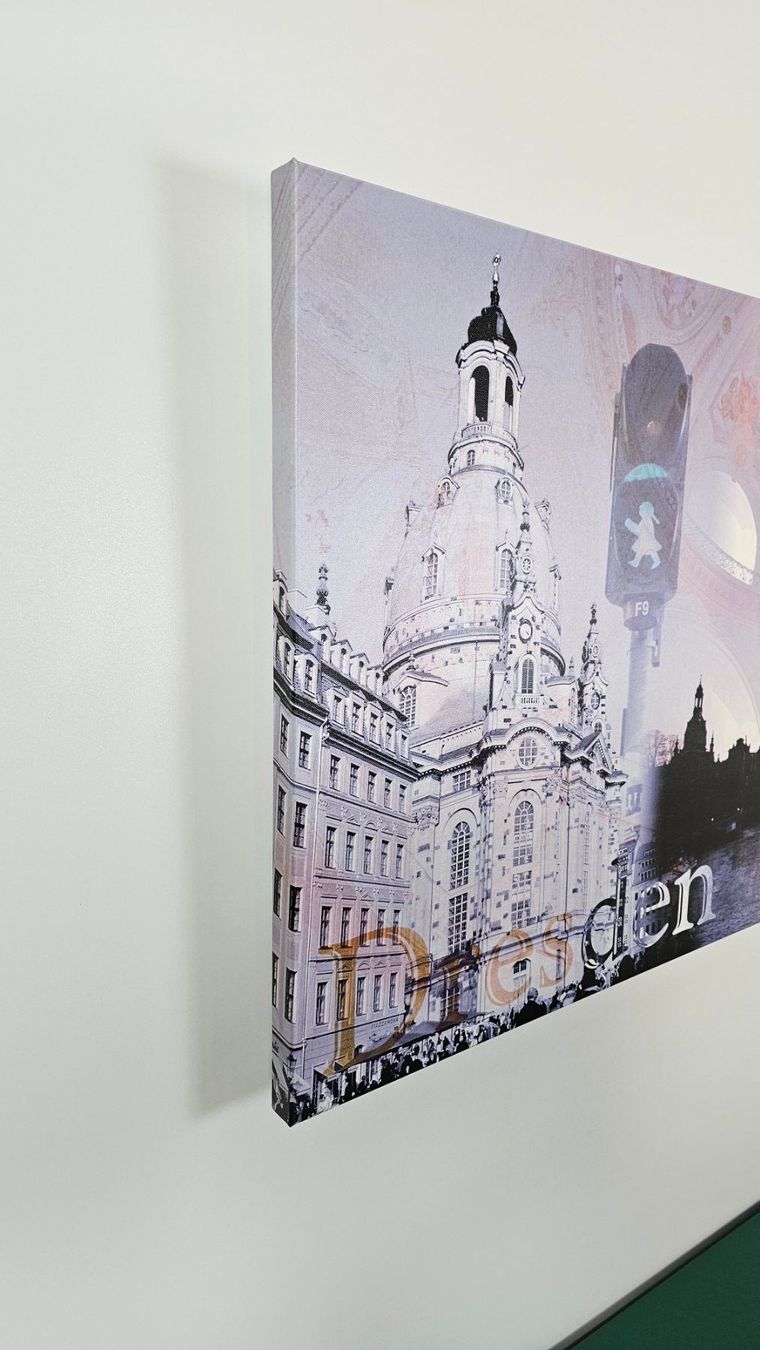 Foto & Immagini: XXL Bild Dresden Leinwand – Usato da Reinach BL venduto da factory-shops 2