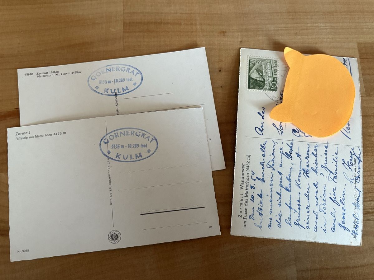 Cartoline postali: AK von Matterhorn – Usato da Rümlang venduto da Kartenpost1 1