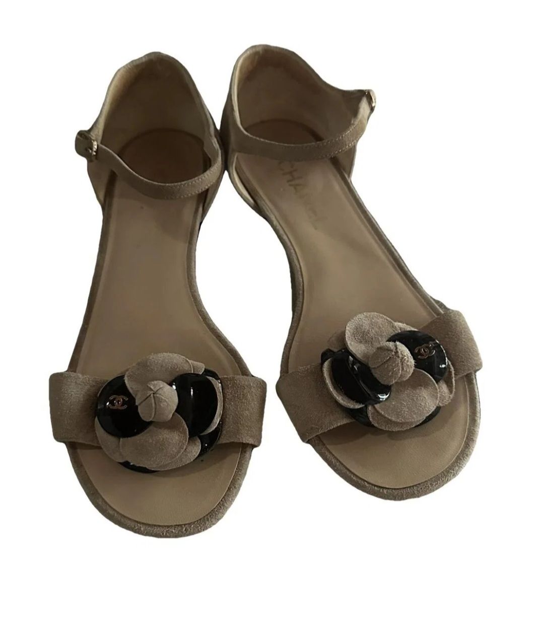 Chanel Scarpe da donna: Chanel Sandalen breige Grösse 38 – Usato da Zürich venduto da nara13