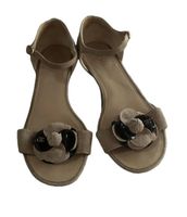 Chanel Sandalen breige Grösse 38
