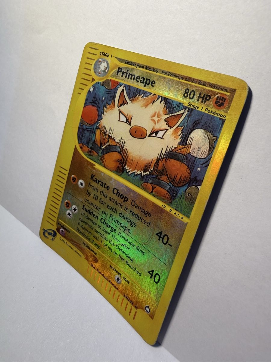 Pokémon Carte collezionabili: Primeape 29/147 Reverse Holo - Aquapolis Pokemon DMG – Usato da Lugano venduto da ktm_7jr7 3