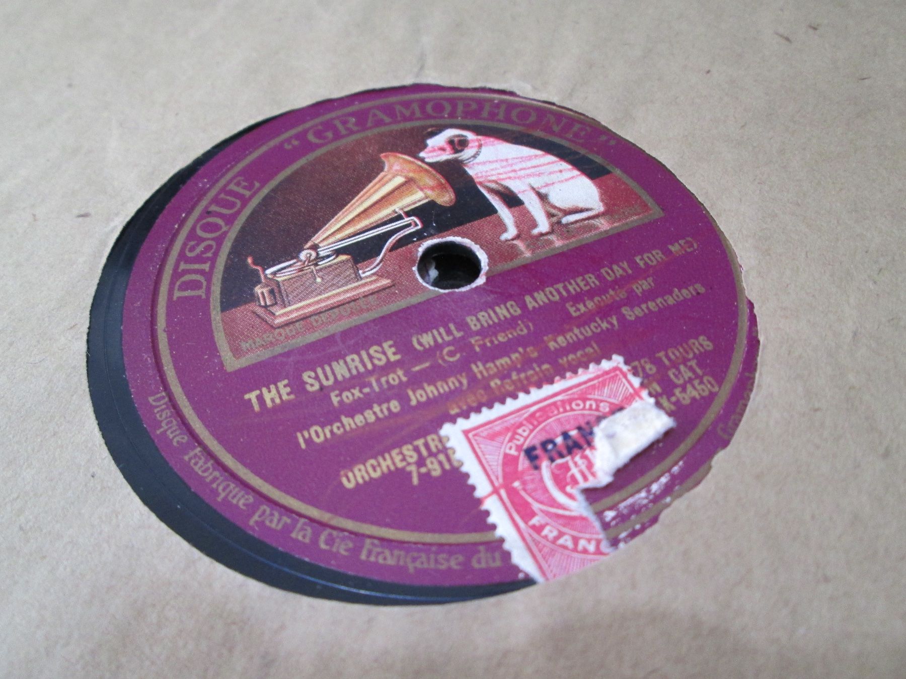 Schallplatten: DISQUES 78 TOURS – Gebraucht aus Lausanne von Leag 6