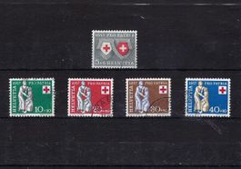 Pro Patriasatz gestempelt komplett 1957