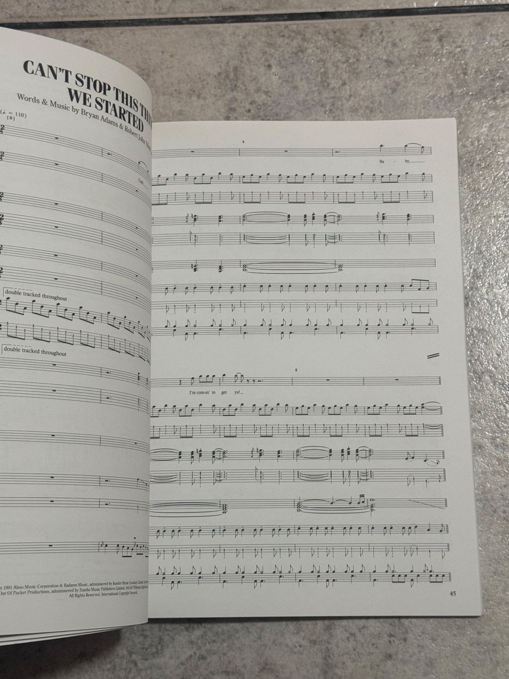Libri: Bryan Adams Rock Score - Wise Publication – Usato da Kaiseraugst venduto da Drasa 4