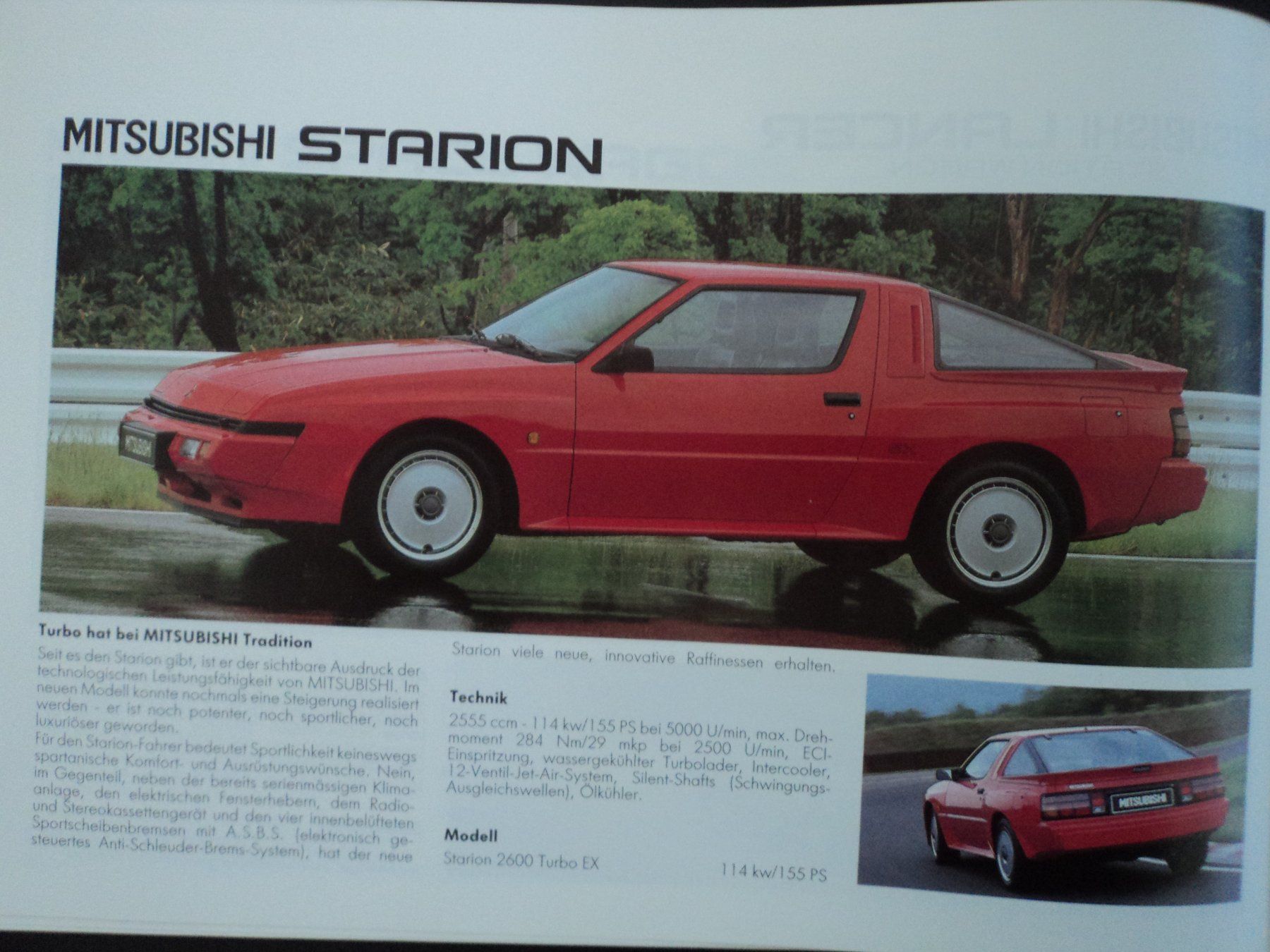 Mitsubishi Documenti: Prospekt Mitsubishi Programm 1989 HSR Galant Dynamic 4 Colt – Usato da Schwarzenburg venduto da modelCARama 5