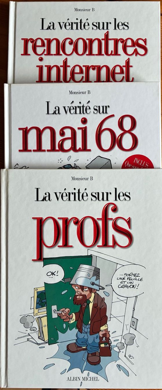 Fumetti: 3 albums "La vérité sur..." – Nuovo (secondo la descrizione) da Moutier venduto da lebadin