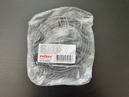 Roline Ethernet Patchkabel Kat. 5e UTP, schwarz 2m