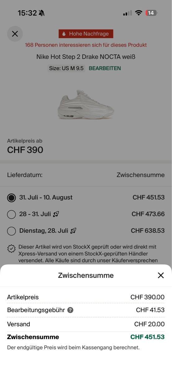 Nike Scarpe da uomo: Nike Hot Step 2 Drake NOCTA weiss – Nuovo (secondo la descrizione) da Wattwil venduto da Elia_Bugday86 5