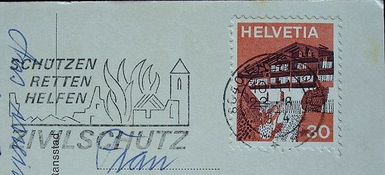 Cartoline postali: EINSIEDELN Wallfahrtskirche - Abtsthron – Usato da Jona venduto da philajona 1