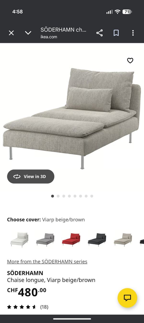 Ikea Divani: Soderhamn IKEA sofa in perfect condition – Usato da Zürich venduto da yoa_98xg 5