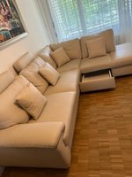 Ledersofa ecru