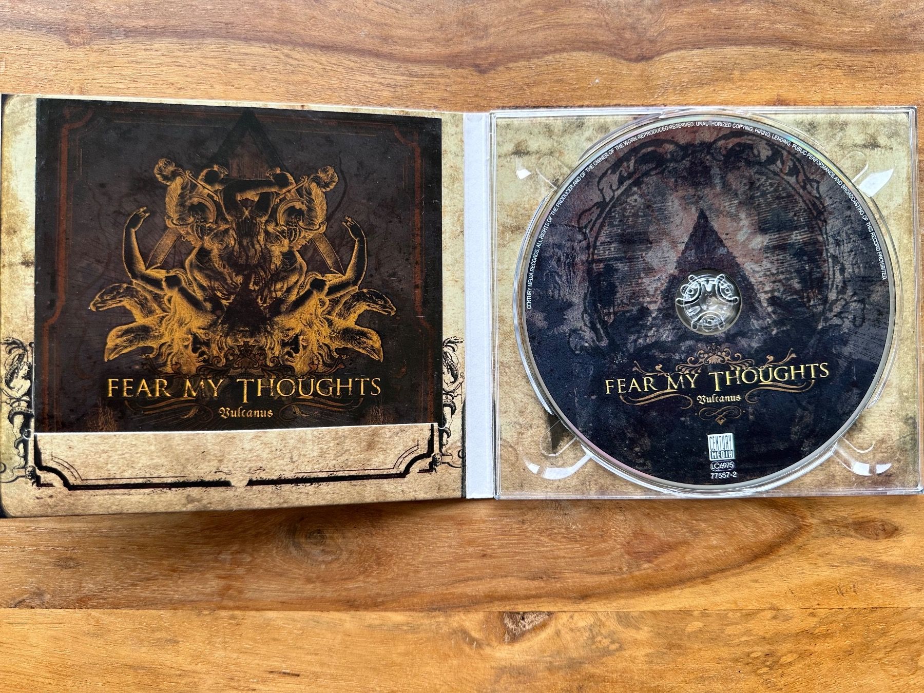 CDs: Fear My Thoughts - Vulcanus – Gebraucht aus Horgen von flyingpenguin2000 1