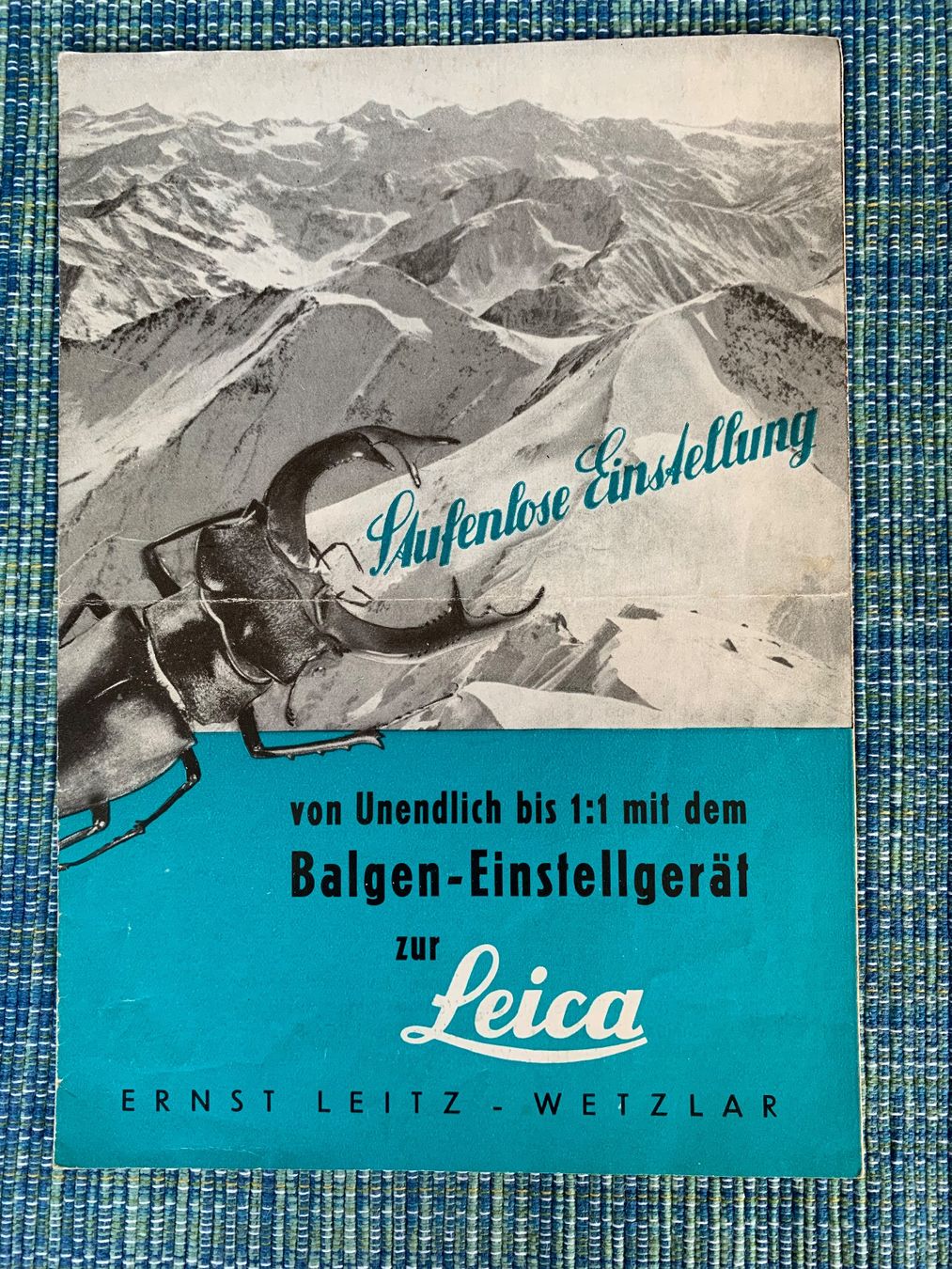 Leica Documenti: Antike Broschüre Leica – Usato da Basel venduto da Akinom50