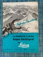 Antike Broschüre Leica