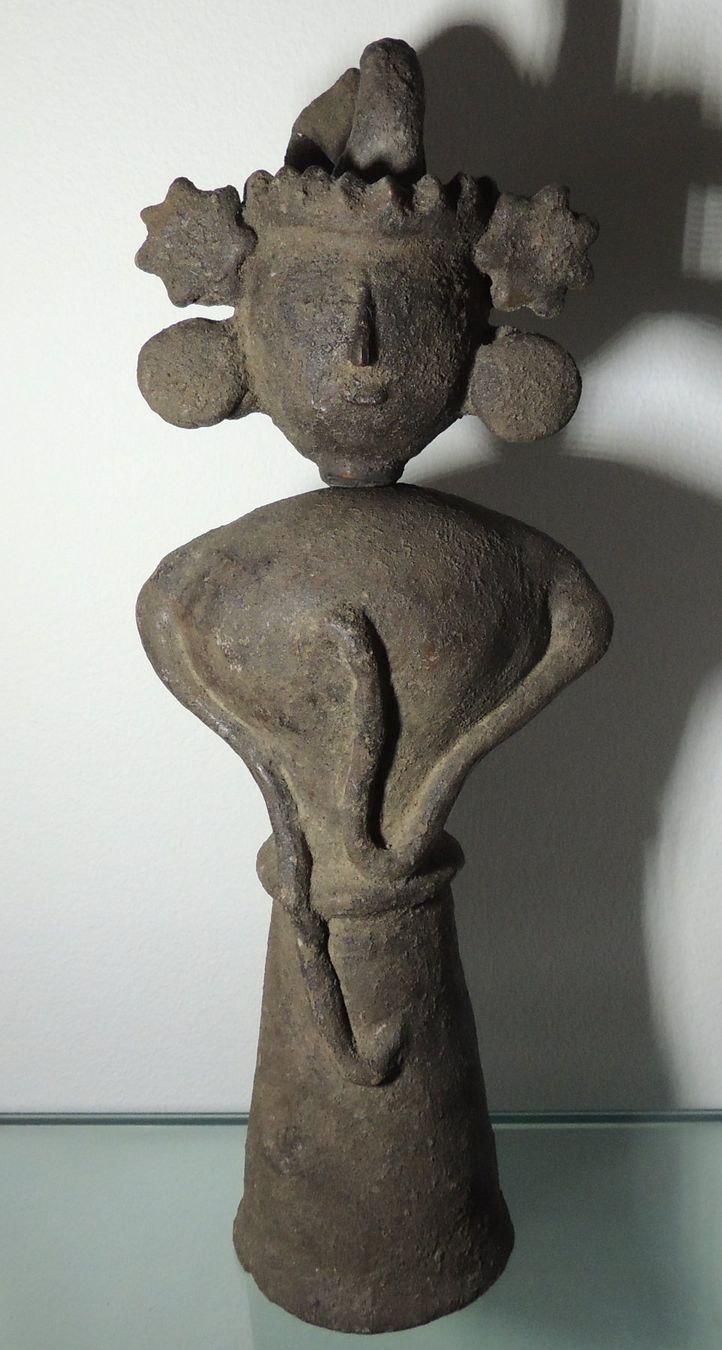 Internationale Kunst: Java Terracotta Zeremonialgefäss – Gebraucht aus Waldenburg von labrador707 1
