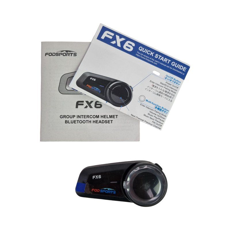 Cuffie: Fodsports FX6 Motorrad Bluetooth Headset – Nuovo (secondo la descrizione) da Wangen b. Olten venduto da Restwert_Wangen 3