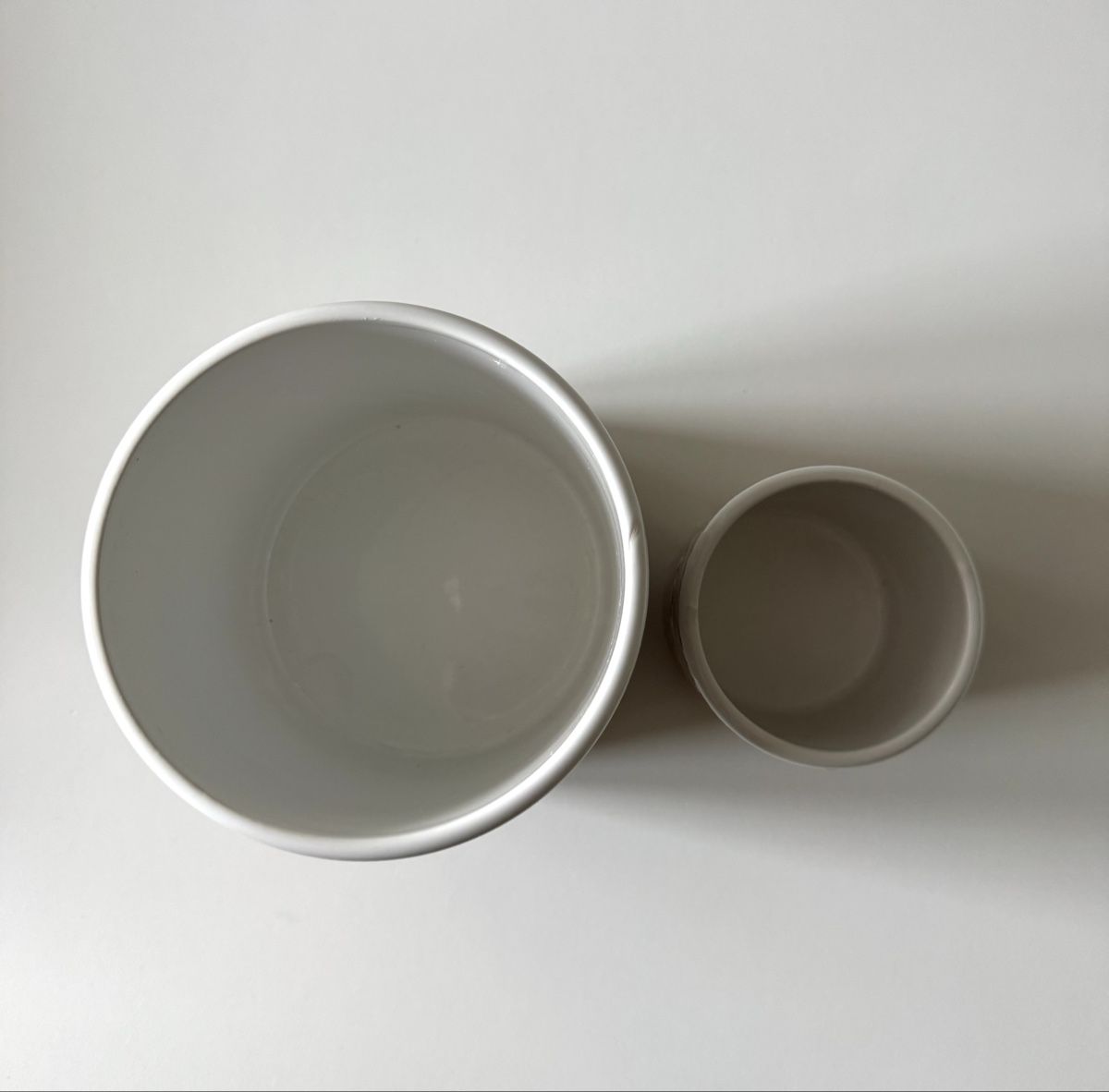 Vasi per fiori: 2er Set Keramik Blumentöpfe in Marmor-Design – Nuovo (secondo la descrizione) da Zürich venduto da cli_fv8x 2