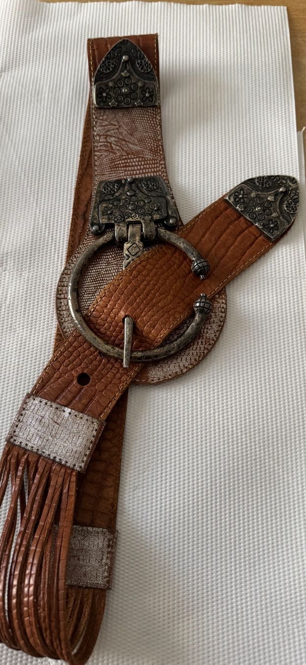 Cinture: Ledergürtel vintage, handmade – Usato da Bern venduto da lylali 1