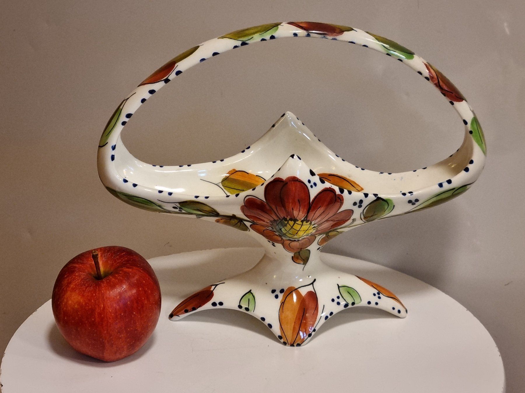 Tutte le decorazioni: Vintage EREMA Keramikkorb Spanien handbemalt – Usato da Scharnachtal venduto da devin03 4