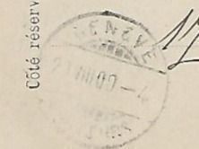 Ansichtskarten: CH, AK Sion 1900 nach Genf 20.8.1900 – Gebraucht aus Hinteregg von McCharly01 2
