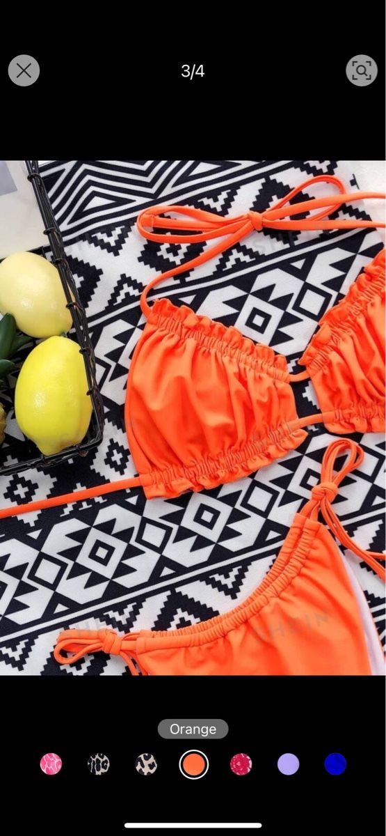 Shein Badekleider & Bikinis: Shein Bikini Gr. S Orange - neuwertig! – Neu und originalverpackt aus Arbon von llaauraa 1