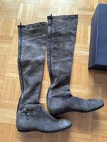 Guglielmo Rotta Suede Flat Boots 37