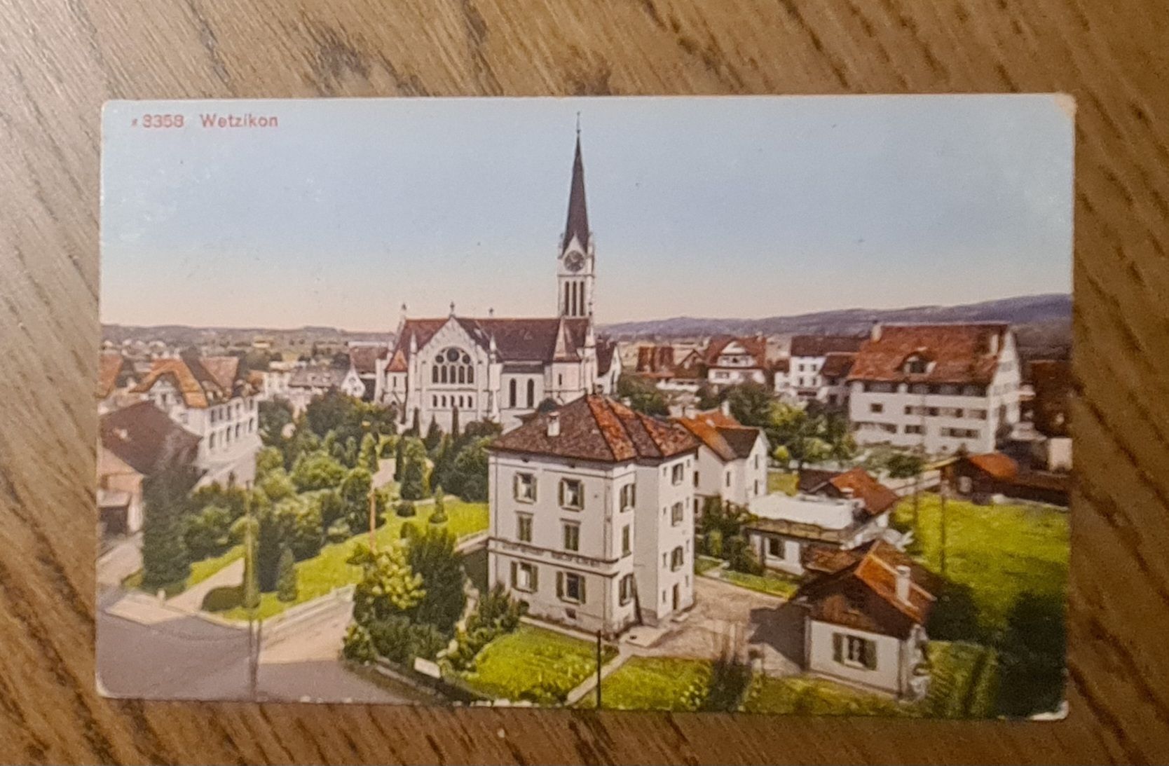 Cartoline postali: Wetzikon 1912 – Usato da Ebikon venduto da Donar50