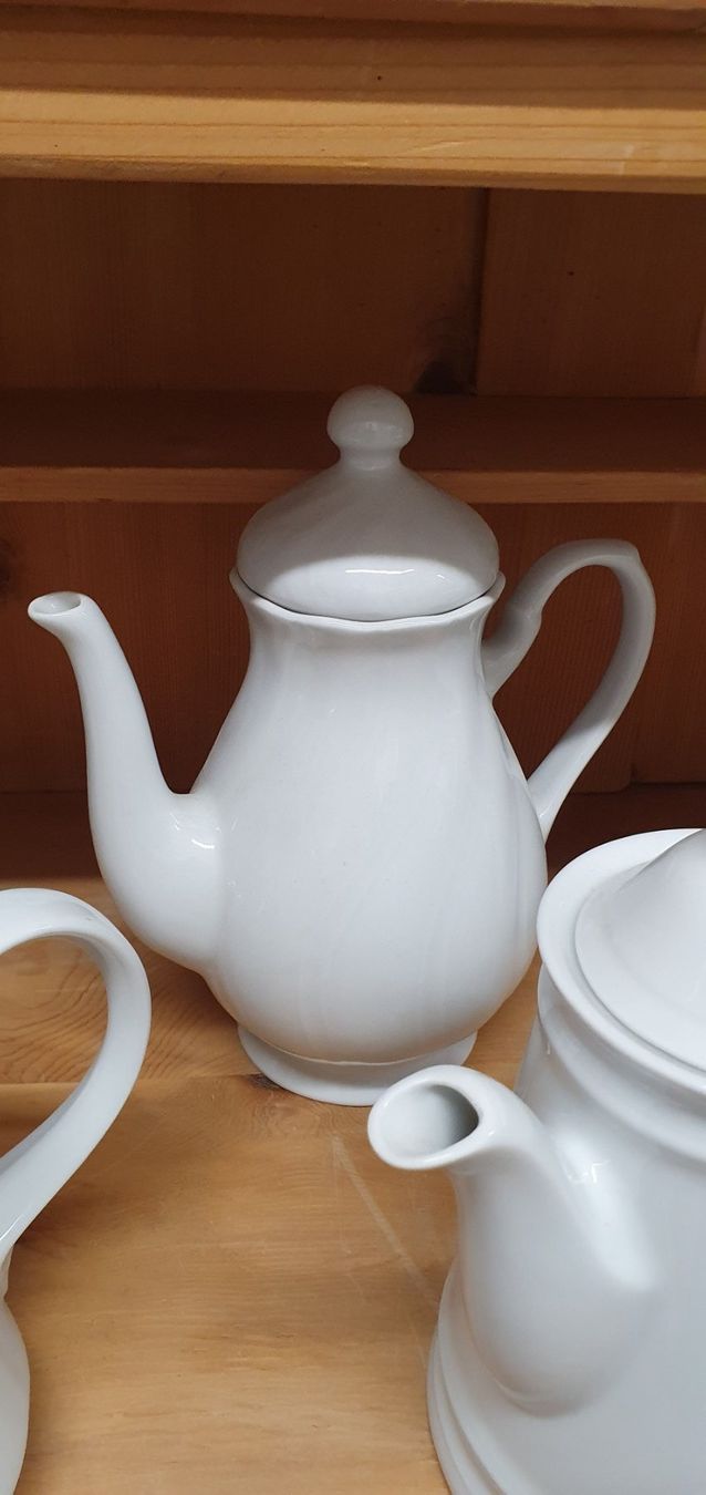 Teekannen: 5 weisse alte Krüge Kannen Tee-oder Kaffeekannen – Neu (gemäss Beschreibung) aus Hittnau von Gamoe 3