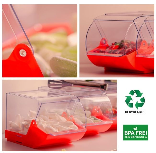 Contenitori & Simili: Stückartikelbox aus PP, mit transparentem Klappdeckel, 23,2 – Nuovo e nell'imballaggio originale da Bülach venduto da RockBottomOffTheRamp 1