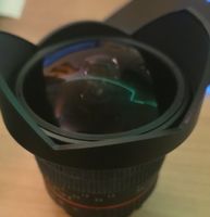 Samyang Fisheye 8mm f/3.5 Objektiv Nikon EF guter Zustand