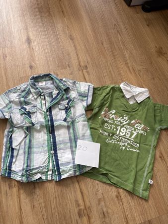 Jungen kurz Hemd 92/98