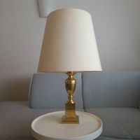 50-60 erJ."JJS Gland" Messing-Wohnzimmerlampe im Empire-Stil