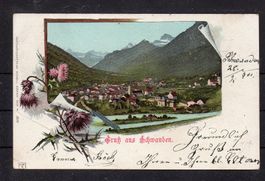 Schwanden GL, 1901, ʘ Ambulant Nr. 27 + Glarus