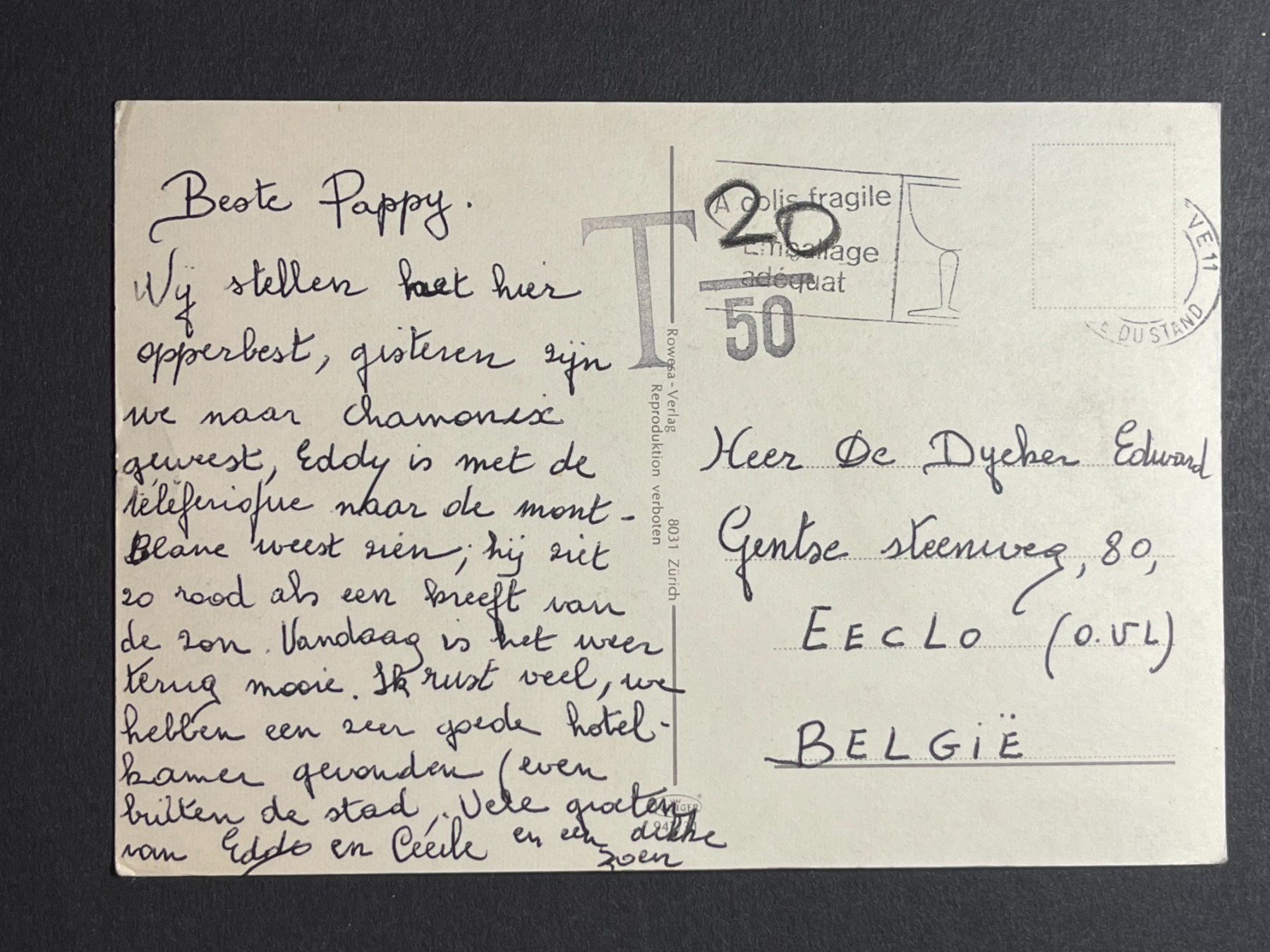 Cartoline postali: Souvenir de Genève – Usato da Steg VS venduto da _vinci_ 1