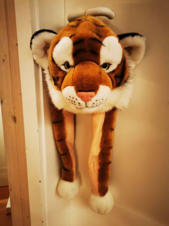 Skihelm Mütze Tiger
