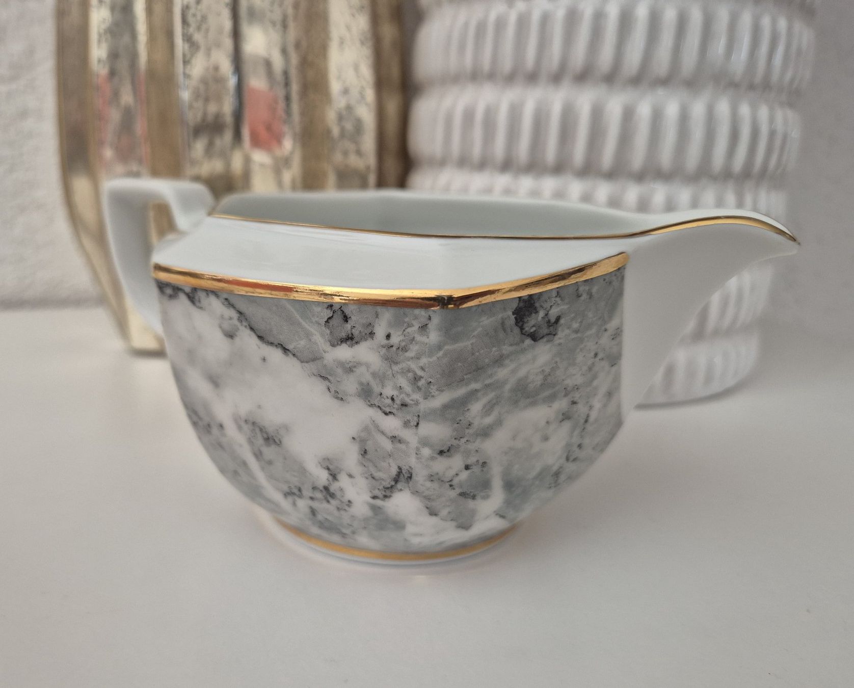 Winterling Set di piatti: WINTERLING  Marktleuthen Saucière  Dekor Marmor – Usato da Niederweningen venduto da Obson 2