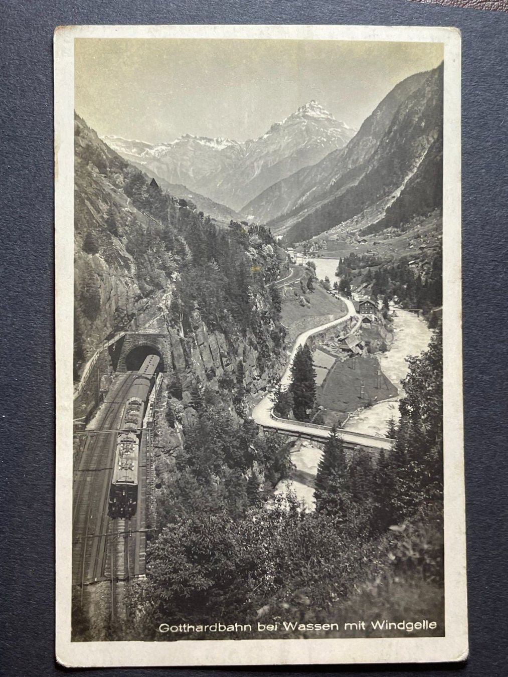 Ansichtskarten: Gotthardbahn bei Wassen – Gebraucht aus Steg VS von danwer74