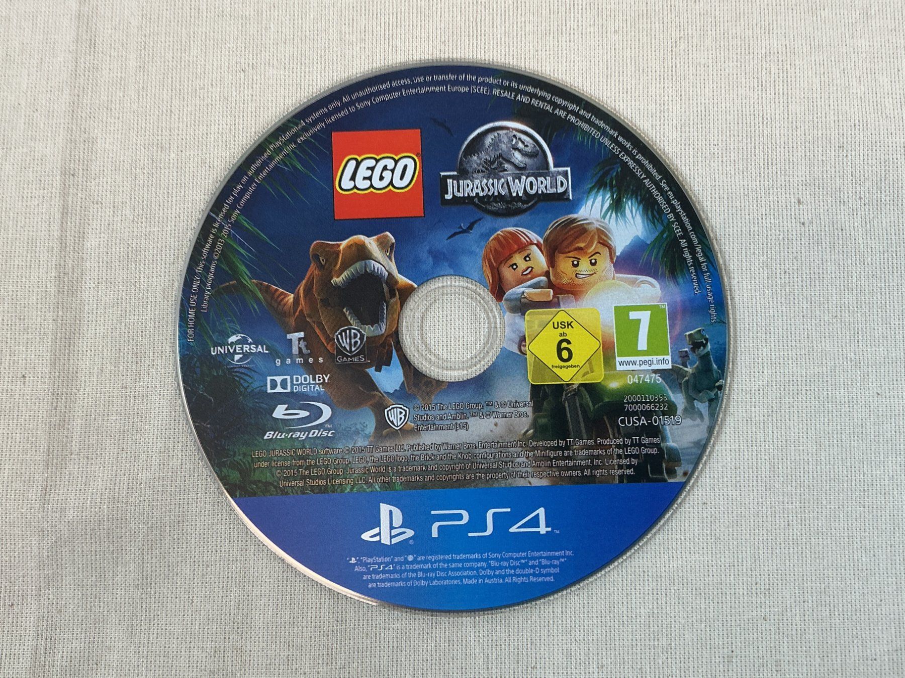 Lego Giochi: PLAYSTATION 4 GAME "LEGO: Jurassic World" – Usato da Richterswil venduto da Restwert_Richterswil 5