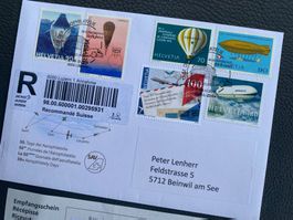 Zeppelin Ballon + 50. Tage der Aerophilatelie 2016   UNIKAT