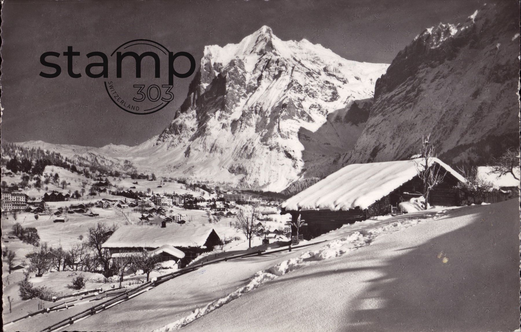 Cartoline postali: 1965 AK Grindelwald_Wetterhorn – Usato da Eggersriet venduto da stamp303
