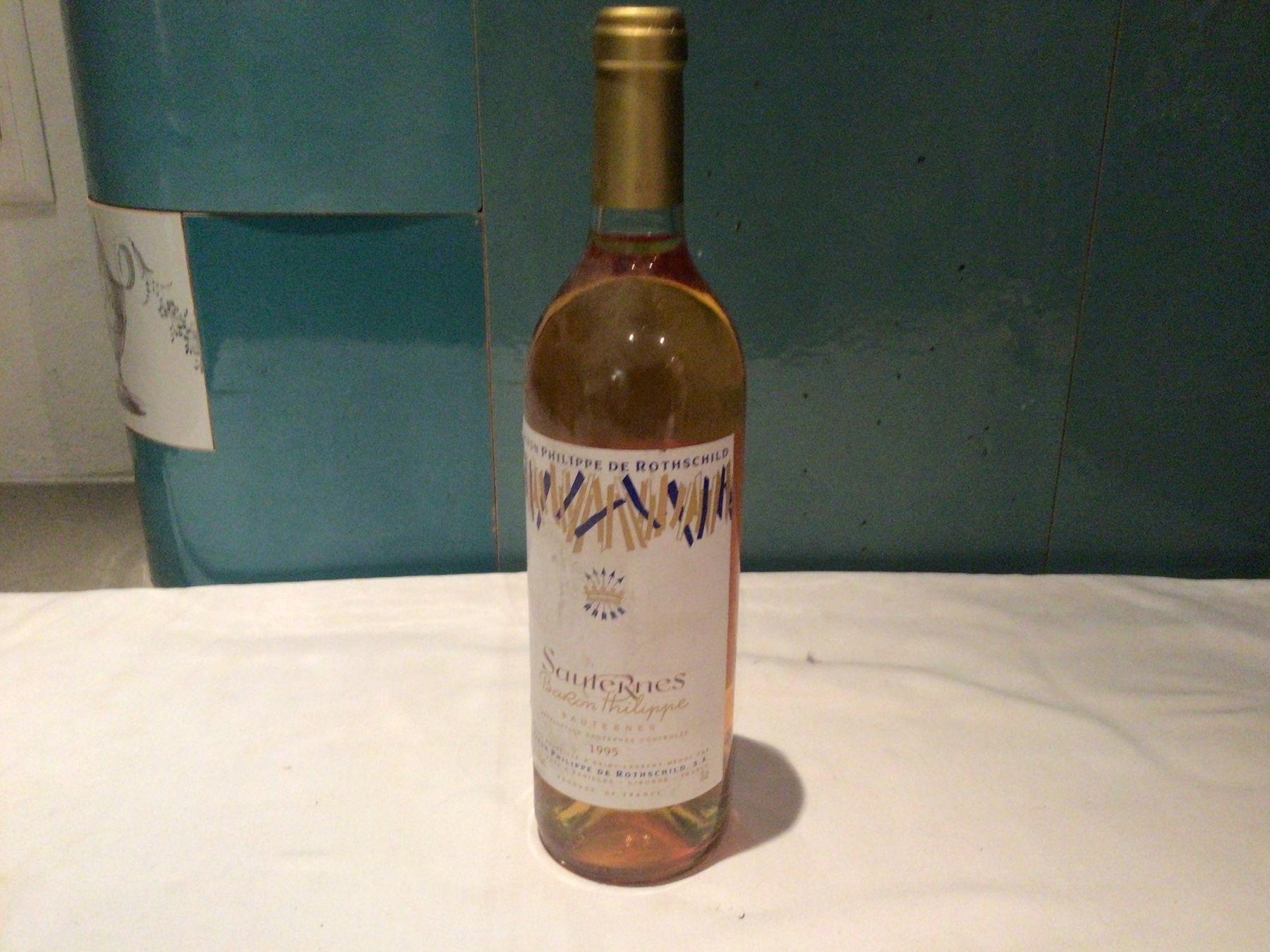 Vins: Sauternes Baron Philippe De Rothschild 1995 – D'occasion à Schleinikon par Laegern99 1